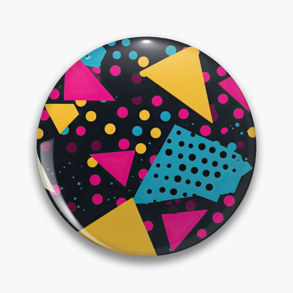 Item preview, Funky 80s and 90s Nostalgia Pop Pattern designed and sold by AeonAcademy.