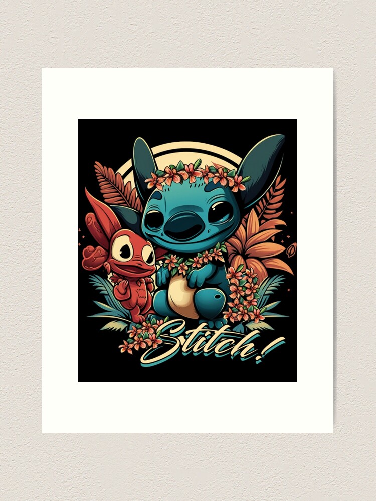 Lilo And Stitch Sticker for Sale by FreshFlowerShop