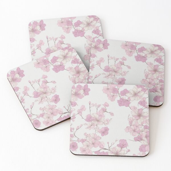 Item preview, Cherry blossom flowers pattern designed and sold by CoolPixels.