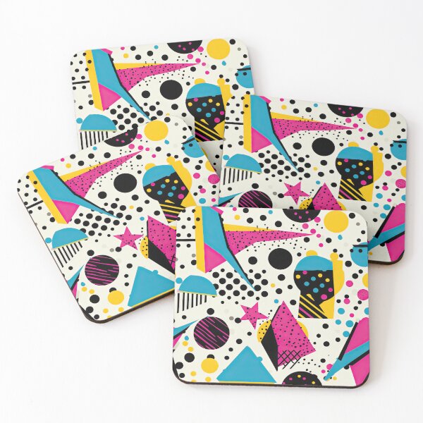 Item preview, Funky 80s and 90s Nostalgia Pop Pattern designed and sold by AeonAcademy.