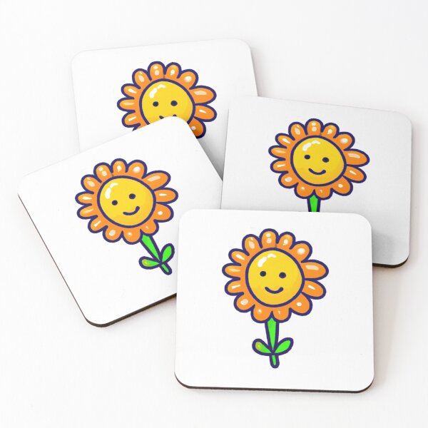Item preview, Smiling Orange Flower designed and sold by MaxandMiaTwins.
