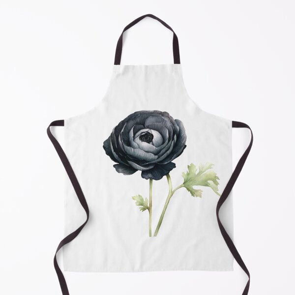 Item preview, Black Ranunculus Summer Flower designed and sold by My-Magic-World.