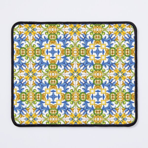 Item preview, Summer,blue tiles,mosaic,Sicilian style, pattern designed and sold by MariaMarinova.
