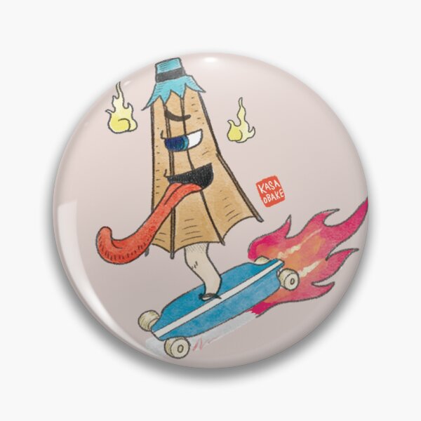 Item preview, KasaObake playing a Longboard on a sunny day. designed and sold by OzzyMac.
