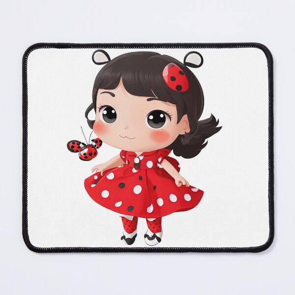 Item preview, ladybug girl with bright designed and sold by Natcharee.