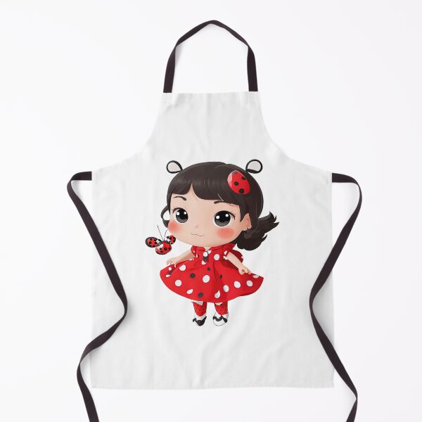Item preview, ladybug girl with bright designed and sold by Natcharee.