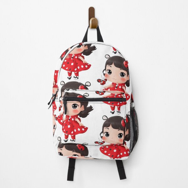 Item preview, ladybug girl with bright designed and sold by Natcharee.