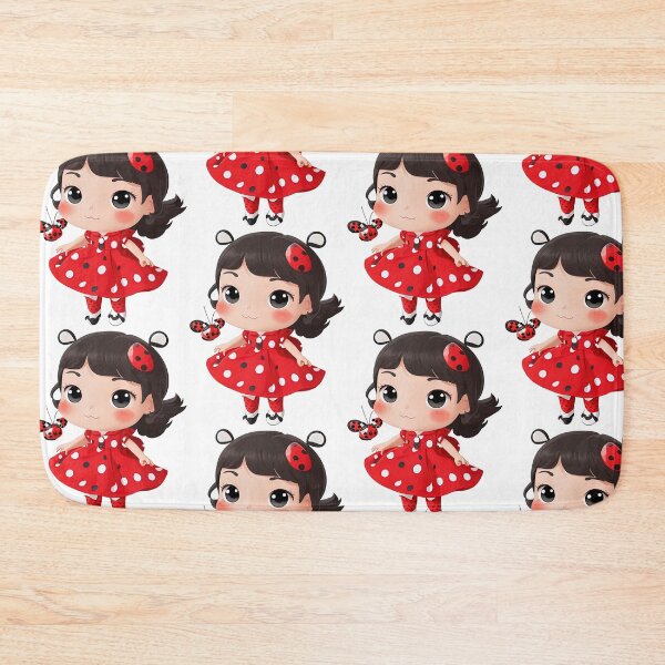 Item preview, ladybug girl with bright designed and sold by Natcharee.