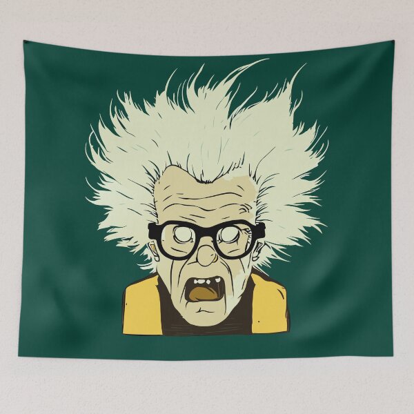 Item preview, Crazy Scientist Head- Bazinga! Prudence Lunacy designed and sold by ArchieDid.