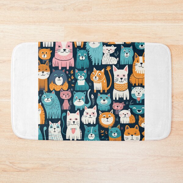 Item preview, Positive colourful dogs pattern designed and sold by SmileshareShop.