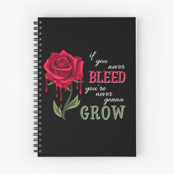 Item preview, if you never bleed, you're never gonna grow (Taylor Swift - the 1) - Black designed and sold by EvshinyDesign.