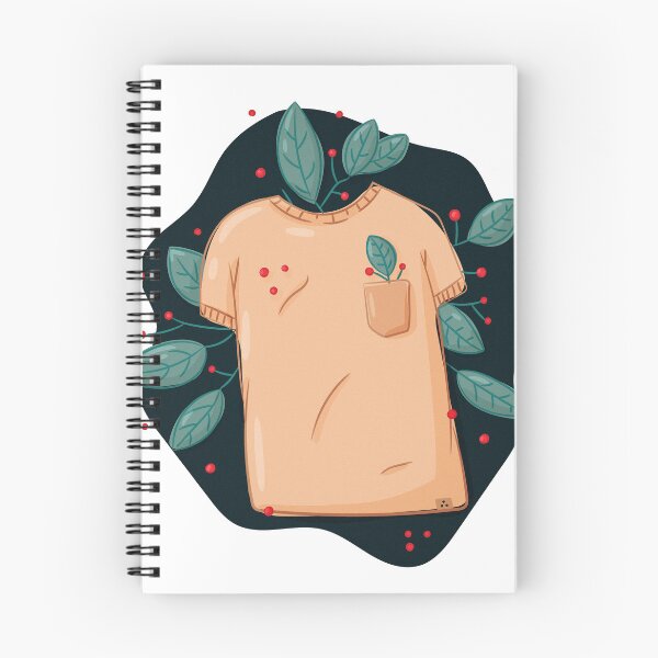 Item preview, T-shirt and plant leaves with berries designed and sold by Polikarp Okunyuk.