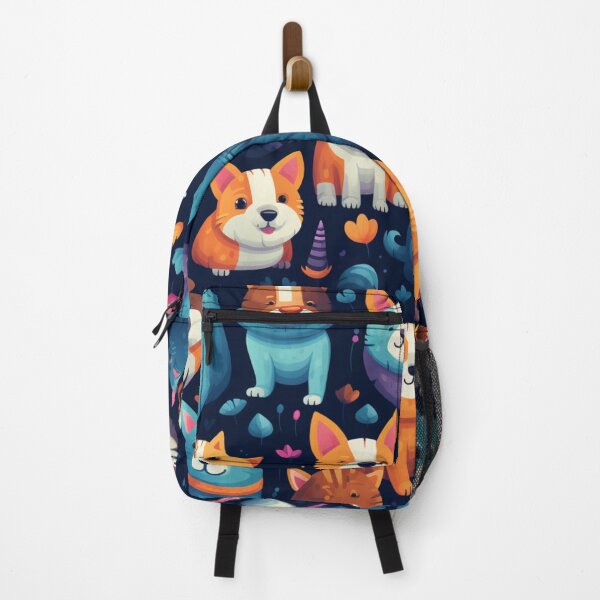 Item preview, Very happy colourful pets pattern designed and sold by SmileshareShop.