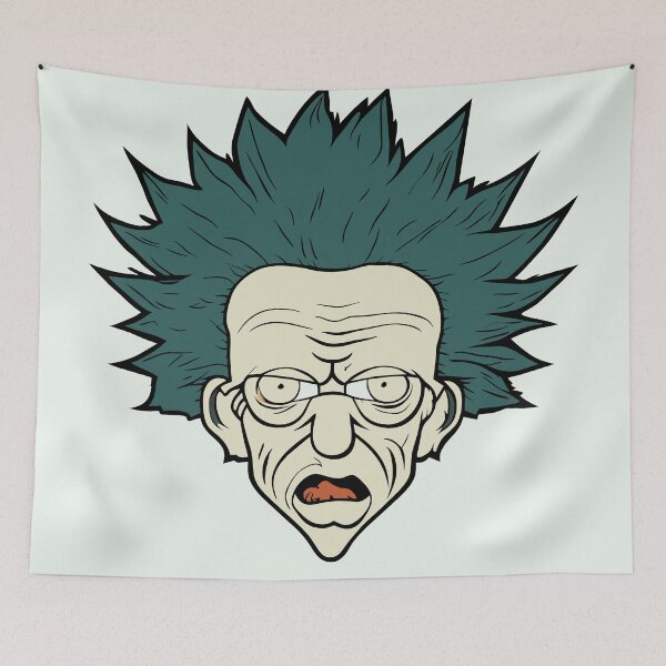 Item preview, Crazy Scientist Head- Bazinga! Percival Doodle designed and sold by ArchieDid.