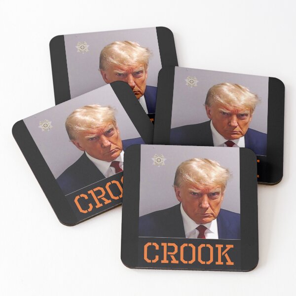 Item preview, Crook - Donald Trump Mugshot designed and sold by artpirate.