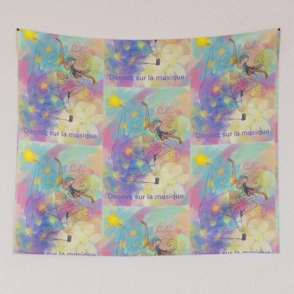 Item preview, GOLD STAR AWARD Dansez sur le musique Dance to the Music, designed and sold by MonicaArtist.