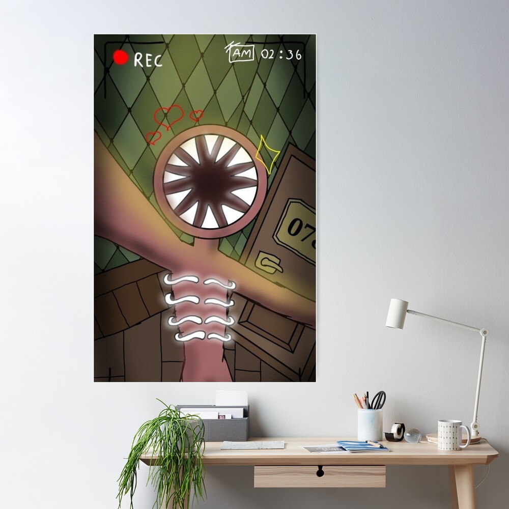 Figure in dress, roblox doors  Poster by doorzz