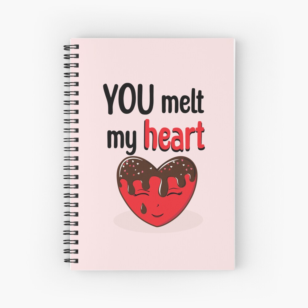 You make my heart melt romantic Valentines Day art design, gift for him,  gift for her, funny couple ideas | Laptop Sleeve