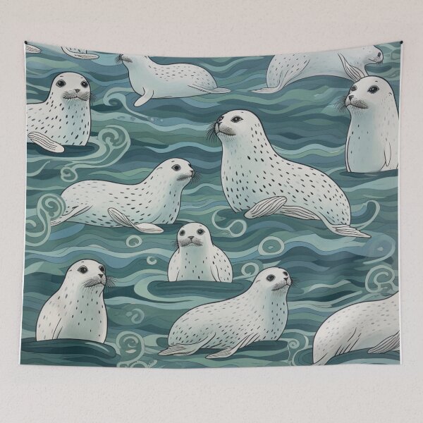 Item preview, Harbor seals designed and sold by DiveIntoDesigns.