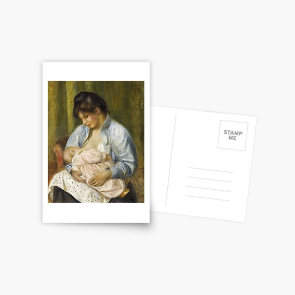 Renoir - A Woman Nursing a Child, 1894 Postcard