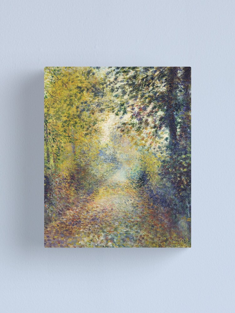 Alternate view of In the Woods by Renoir 1880 Canvas Print
