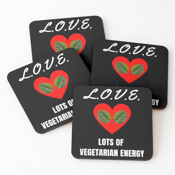Item preview, Energetic Vegetarian (White Font) LOVE Acronym 	 designed and sold by bbyegiynzf40.