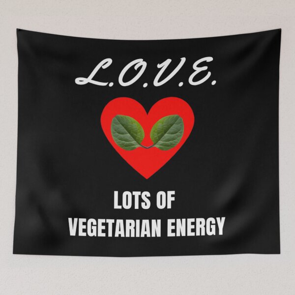 Item preview, Energetic Vegetarian (White Font) LOVE Acronym 	 designed and sold by bbyegiynzf40.