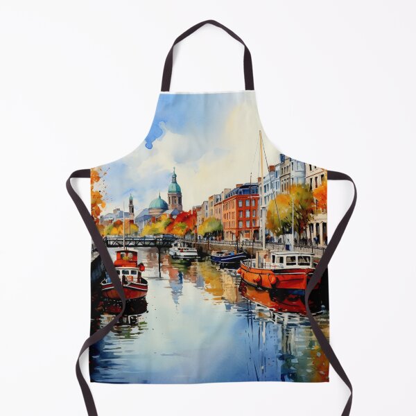 Item preview, A Watercolor Design of Dublin - Ireland designed and sold by Sketch-Shack.