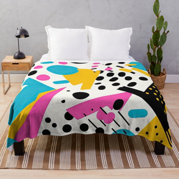 Item preview, Funky 80s and 90s Nostalgia Pop Pattern designed and sold by AeonAcademy.