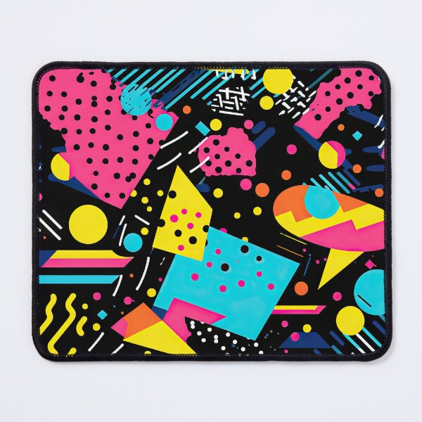 Item preview, Funky 80s and 90s Nostalgia Pop Pattern designed and sold by AeonAcademy.