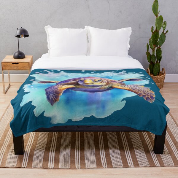 Item preview, tortuga azul designed and sold by RadekArt.