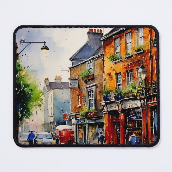 Item preview, A Watercolor Design of Dublin - Ireland designed and sold by Sketch-Shack.