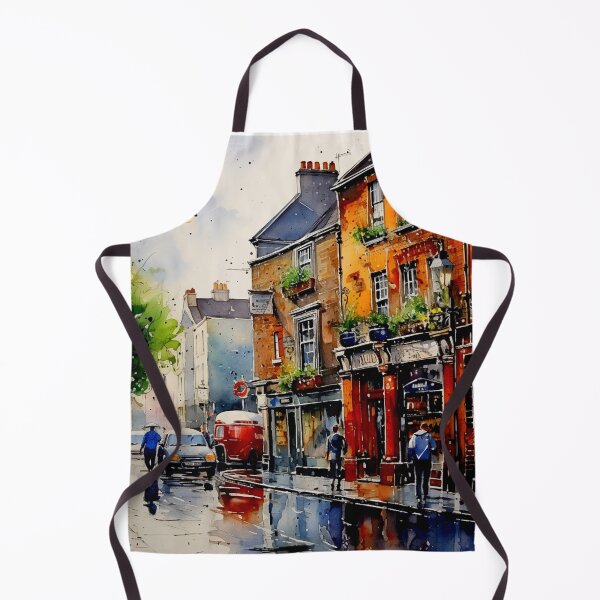 Item preview, A Watercolor Design of Dublin - Ireland designed and sold by Sketch-Shack.