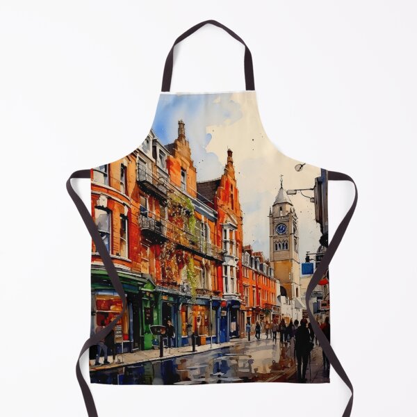 Item preview, A Watercolor Design of Dublin - Ireland designed and sold by Sketch-Shack.