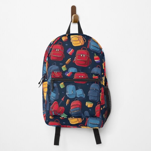 Item preview, Colorful school pattern designed and sold by SupernovaSun.