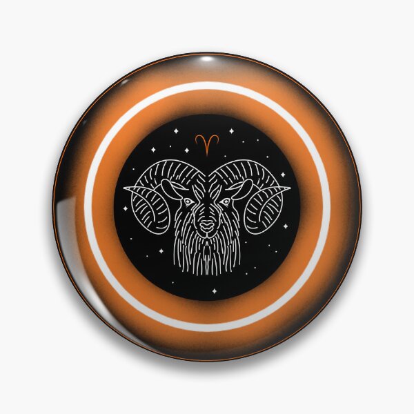 Item preview, Aries Fire Sign Neon Circle designed and sold by MysticZodiac.