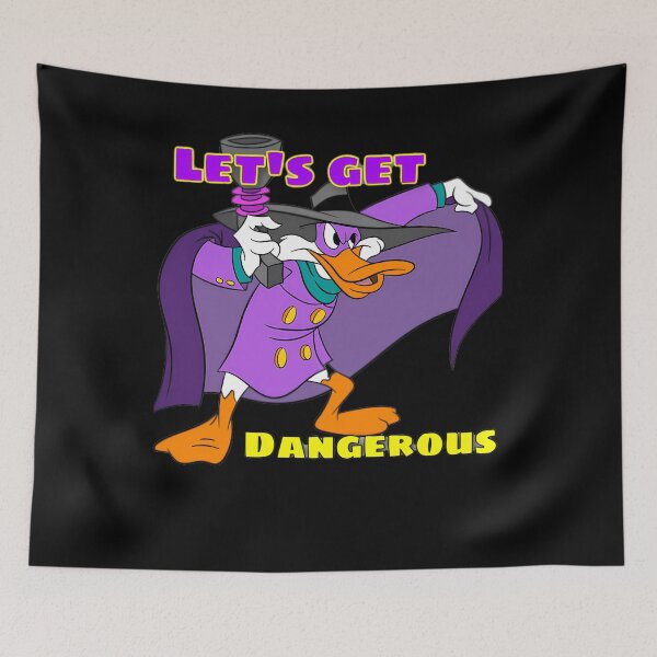 Item preview, Duck Darkwing lets get dangerous - cartoon designed and sold by LCHStyle.