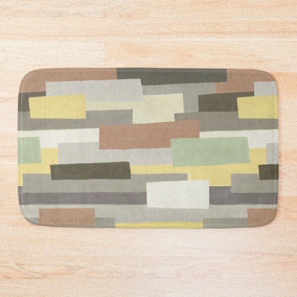 Item preview, rectangular pattern of earth colors designed and sold by pattypattern.