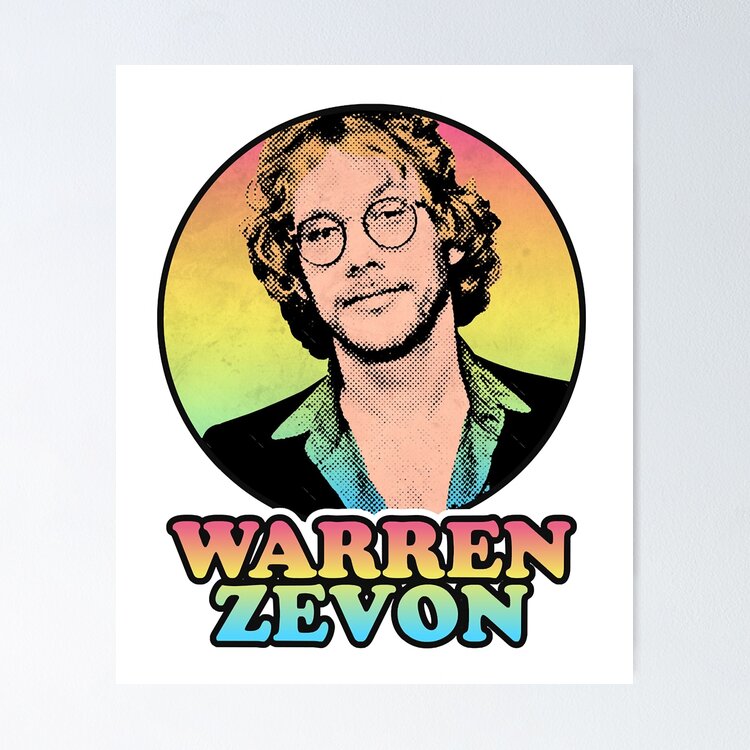 Cool Werewolves of London Warren Zevon Tshirt Sticker