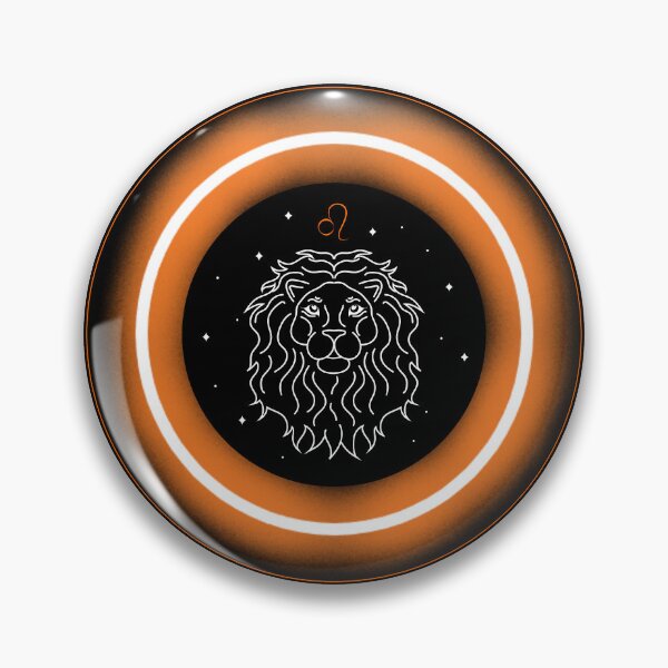 Item preview, Leo Fire Sign Neon Circle designed and sold by MysticZodiac.