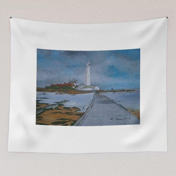 Item preview, Saint Mary's Lighthouse Whitley Bay designed and sold by CrossanArt.