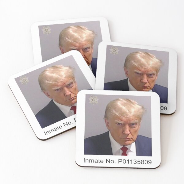 Item preview, Trump Mugshot Inmate Number Meme designed and sold by Parker Stewart.