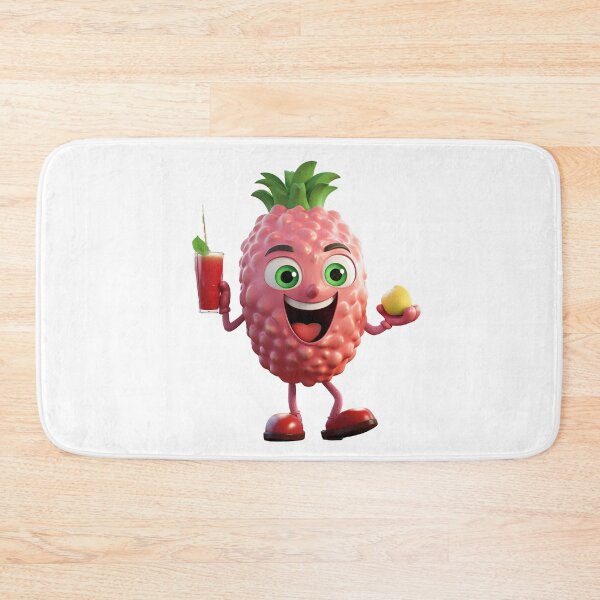 Item preview, Fruit smoothie – Mascotte who’s shaking a smoothie, 3D cartoon designed and sold by JansenGS.