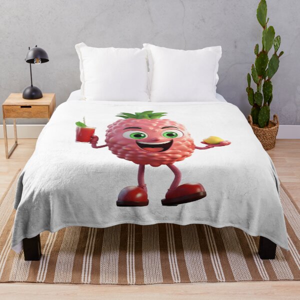 Item preview, Fruit smoothie – Mascotte who’s shaking a smoothie, 3D cartoon designed and sold by JansenGS.