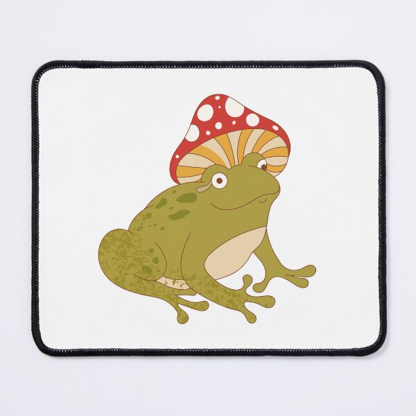 Item preview, Frog with mushroom. Cute toad. designed and sold by CoCoArt-Ua.