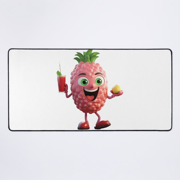 Item preview, Fruit smoothie – Mascotte who’s shaking a smoothie, 3D cartoon designed and sold by JansenGS.