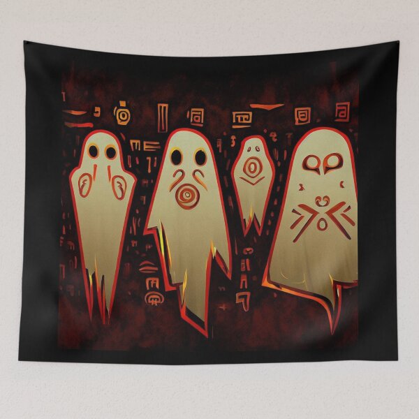 Item preview, Fantasy Egyptian Ghosts Halloween 1 designed and sold by CrankyOldDude.