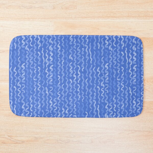 Item preview, Watercolour wavy blue lines designed and sold by FrancesPoff.