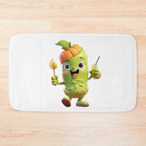 Item preview, Fruit smoothie – Mascotte who’s shaking a smoothie, 3D grape cartoon designed and sold by JansenGS.