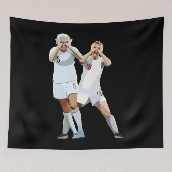 Item preview, England&x27;s Steph Houghton MBE & Ellen White 	 		 designed and sold by bbyegiynzf40.